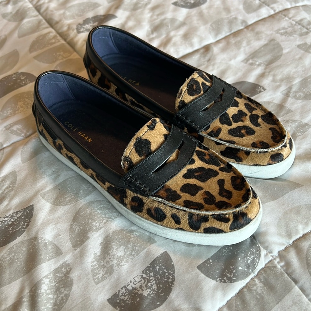 Women's Nantucket Penny Loafers - Cheetah Print